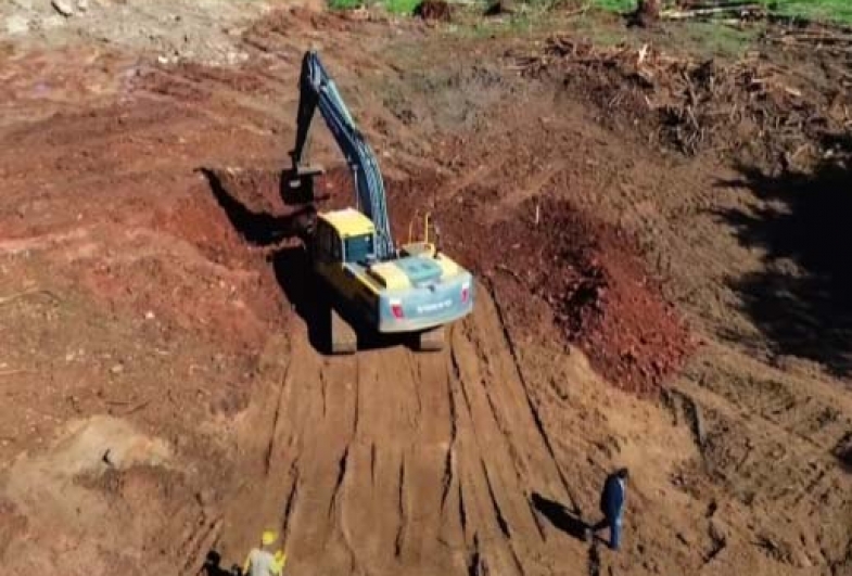 As obras tiveram início na segunda-feira (22)