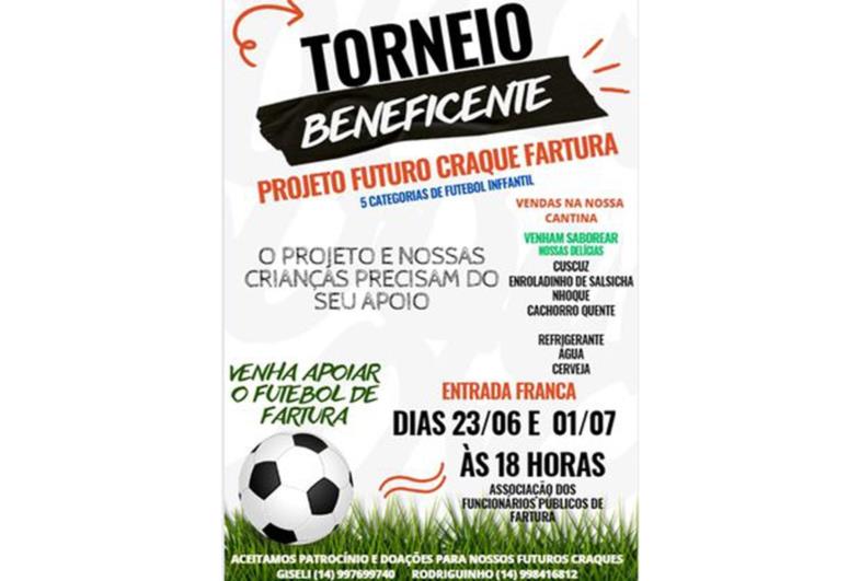 Projeto Futuro Craque Fartura realiza Torneio Beneficente 