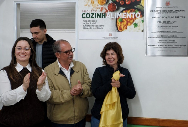 Cozinhalimento é inaugurado em Fartura para ampliar oportunidades de capacitação e geração de renda