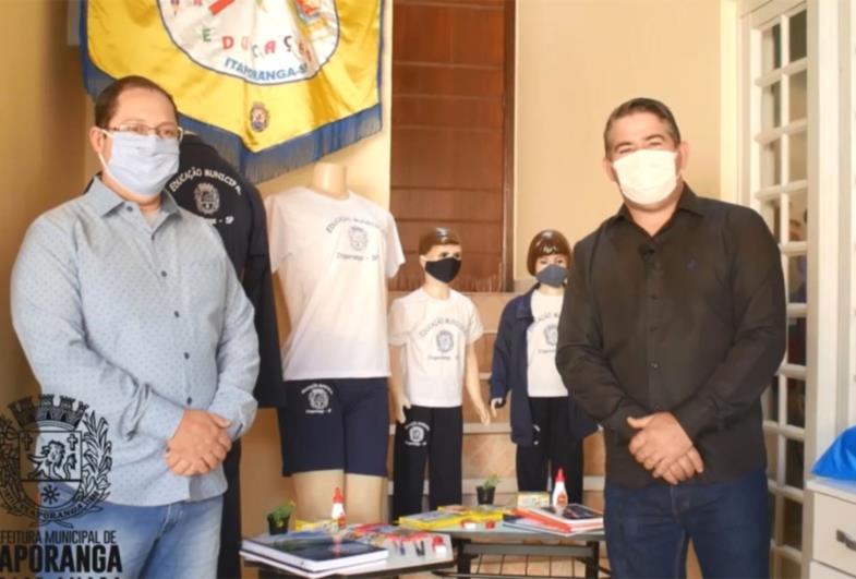 Prefeitura de Itaporanga adquire kits de materiais escolares e uniformes para doar aos alunos