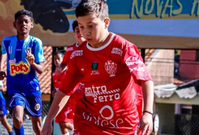 Atleta da Escolinha de Futebol de Piraju brilha na Copa Big Boys representando a equipe do Noroeste de Bauru