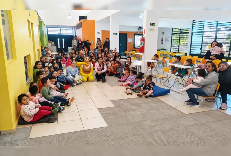 Alunos da rede municipal recebem orientações sobre prevenção contra escorpiões em Timburi