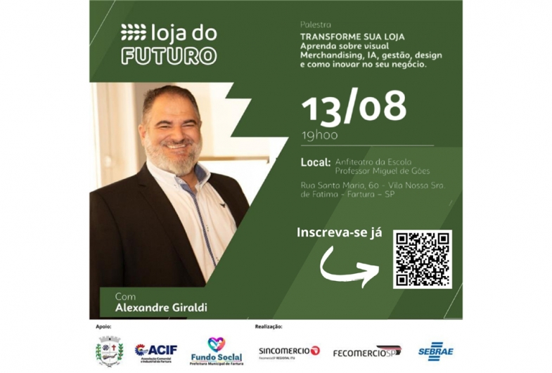 “Loja do Futuro”, do Sebrae-SP, chega hoje em Fartura e ensina empresários a usar todo o potencial da IA nos negócios