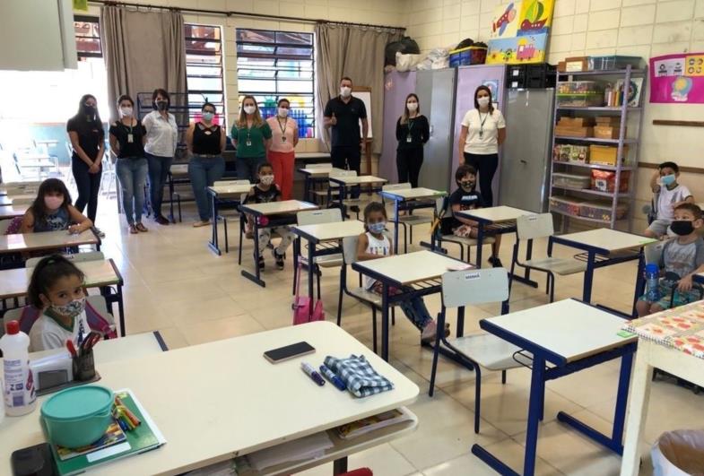 Volta às aulas Fartura - Alunos retornam ao método presencial de forma gradual e segura