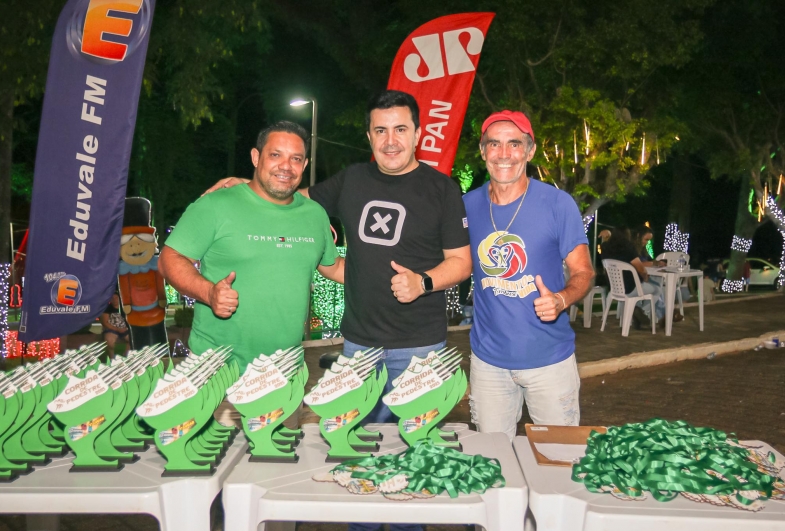 Gustavo Rocha, Cristiano Amorim e Claudinei Paiva