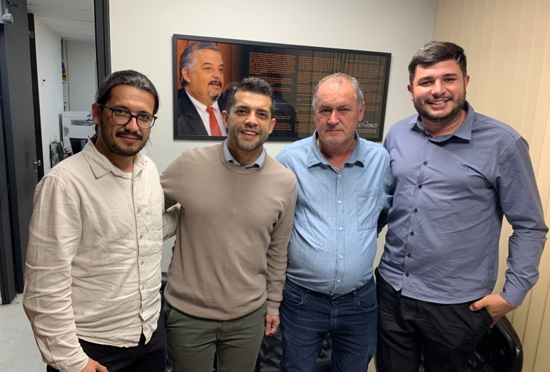 Vereadores reuniram-se com o deputado estadual Caio França