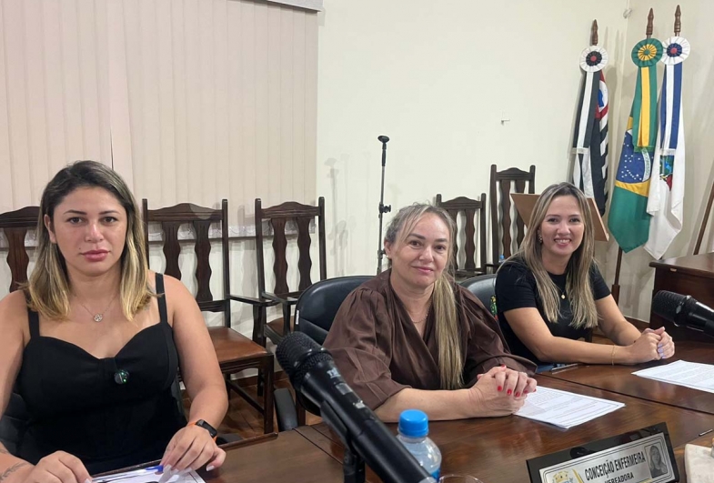 Vereadoras, Ana Carla Teles, Conceição e Camila Bagnatori