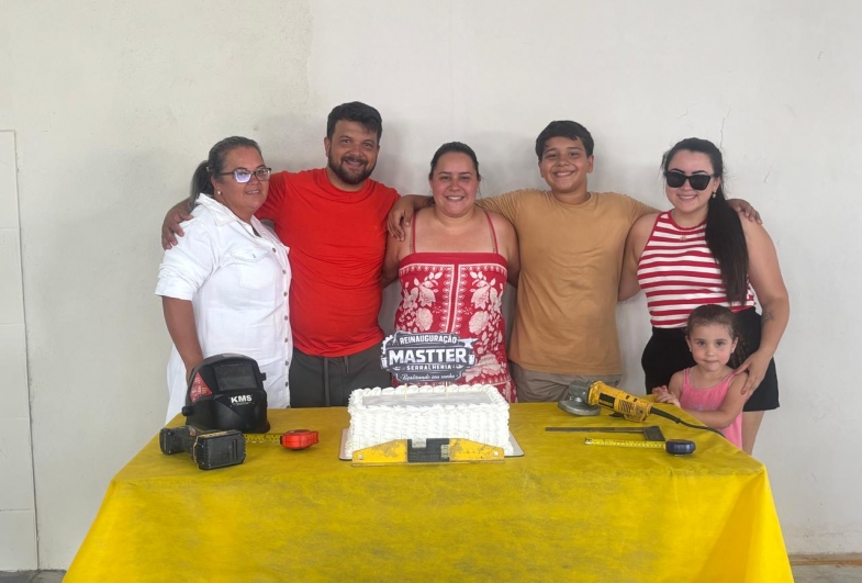 Ana, Carlos, Pamela, Louhan e Luana