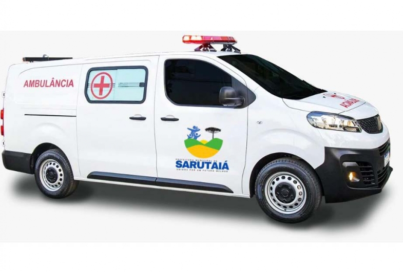 Ilustração do modelo em que será a ambulância que  está sendo licitada - Foto ilustrativa