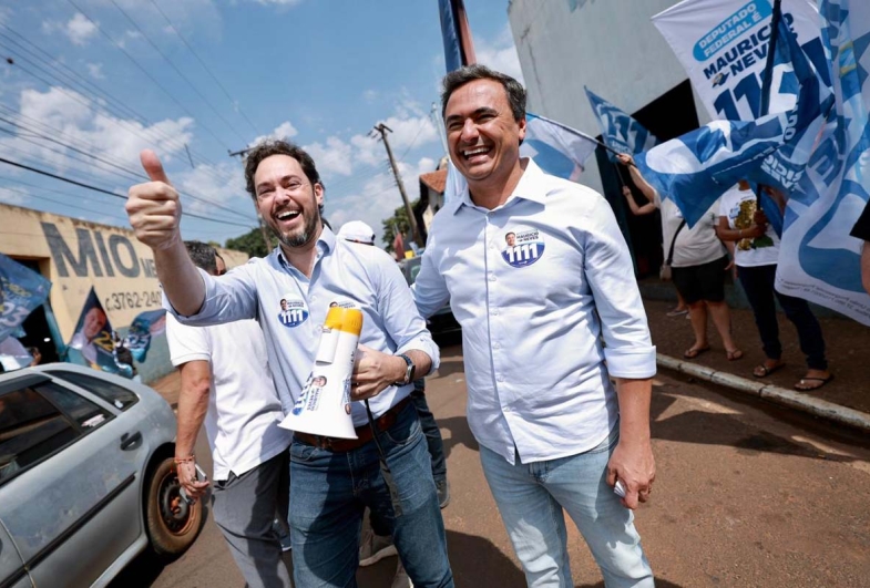 Prefeito Éder Miano e deputado federal Maurício Neves