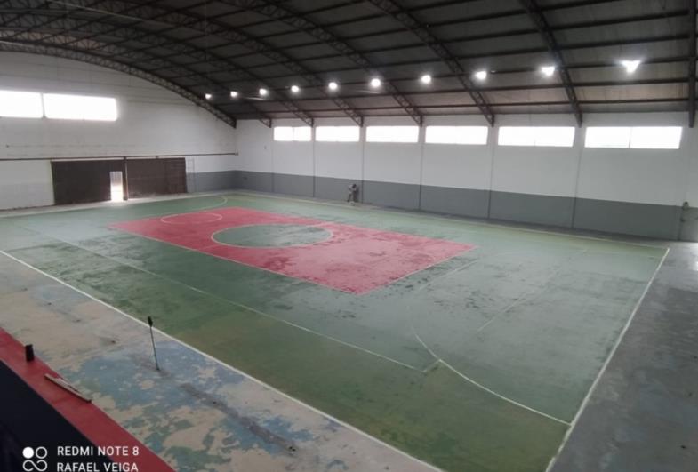Prefeitura de Coronel realiza reforma no Ginásio de Esportes