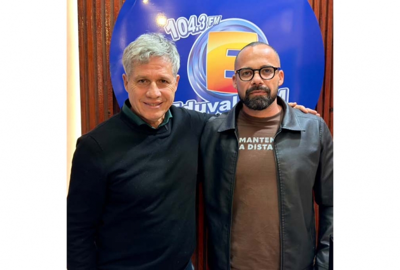 Deputado Paulo Teixeira e Rodrigo Gonzaga