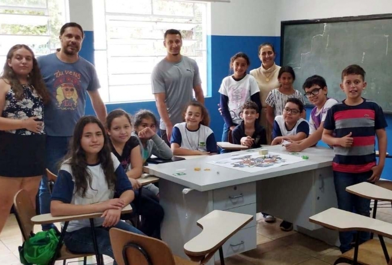 Alunos da EMEF Profª Gilda Zanforlin exploram Timburi com jogo educativo