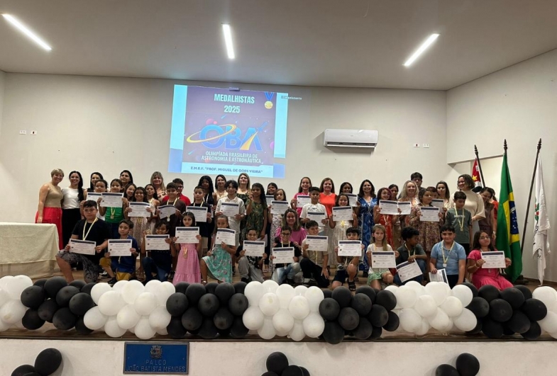 Escola Miguel de Góes conquista 35 medalhas na Olimpíada Brasileira de Astronomia e Astronáutica