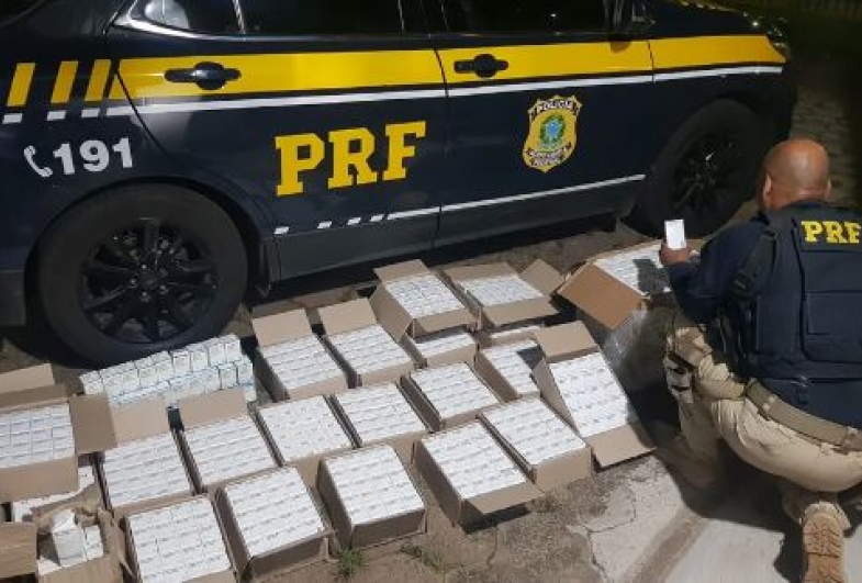 Polícia apreende carga de medicamentos com nota fiscal falsa na BR-153