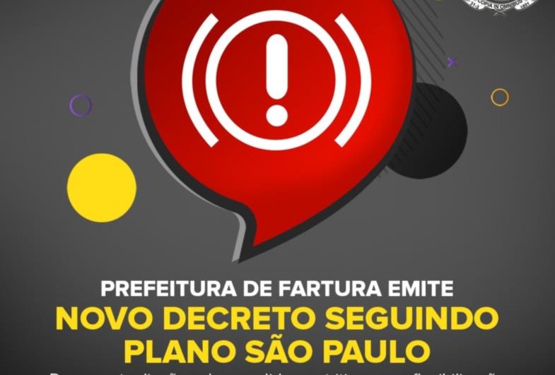 Prefeitura de Fartura emite Decreto seguindo Plano São Paulo