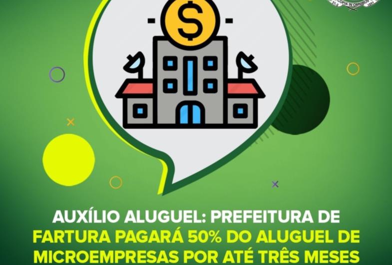 Auxílio Aluguel: Prefeitura de Fartura pagará 50% do aluguel de microempresas por até três meses