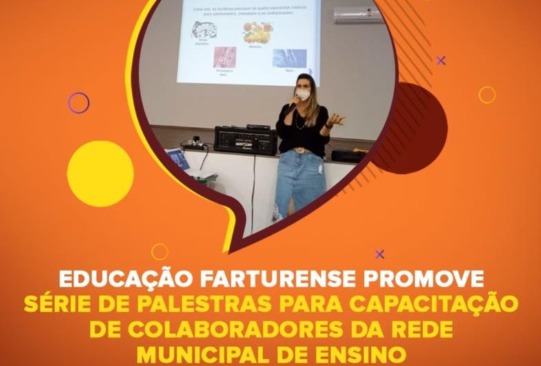 Educação farturense promove série de palestras para capacitação de colaboradores da rede municipal de ensino