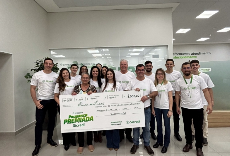 Poupança Premiada Sicredi faz mais um ganhador na região