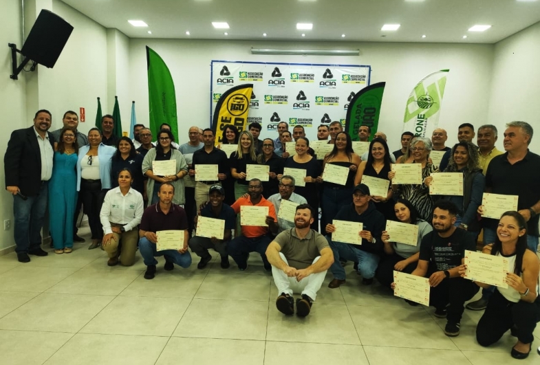 Alunos do curso de operação de drones receberam certificados de conclusão