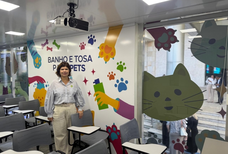 Primeira-dama e presidente do Fundo Social de Fartura, Elisangela Souza
