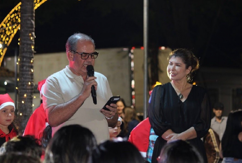 Prefeito Marcão do Haras e primeira-dama Elisângela