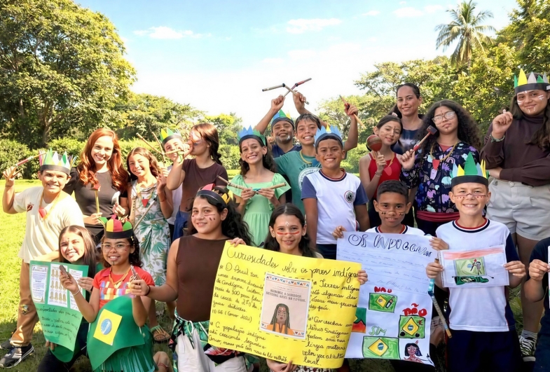 Cultura indígena é celebrada em projeto na Escola Municipal Norma Lília de Avaré 
