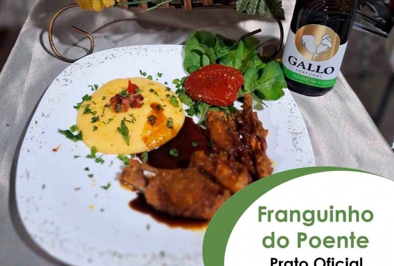 o prato ganhador: Franguinho do Poente