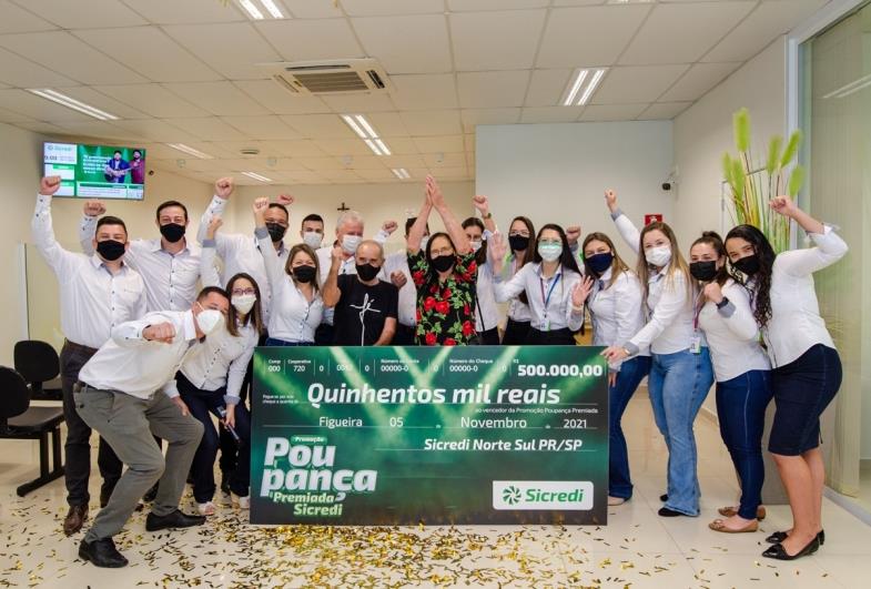 Campanha do Sicredi celebra mês da poupança com sorteio especial de meio milhão de reais