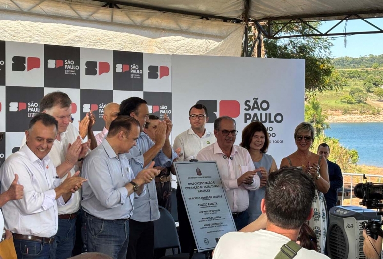 Prefeito Marcos e governador em exercício inauguram estrutura náutica e reforçam investimentos em Fartura