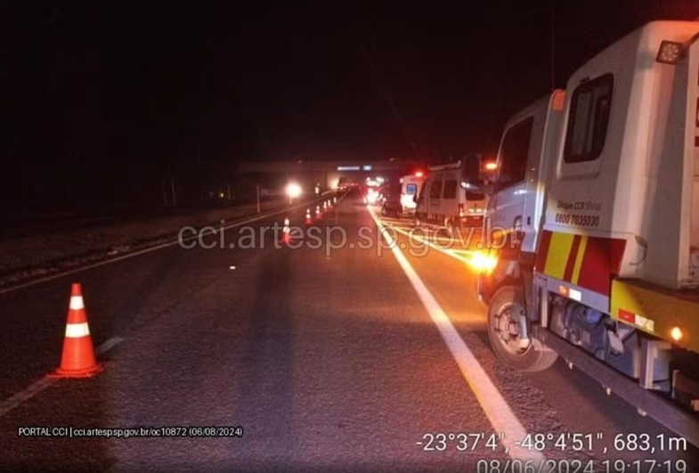 Mulher morre após ser atropelada na SP-127 em Itapetininga