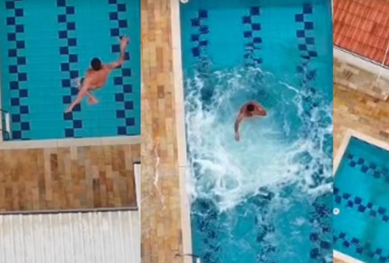 Filha denuncia pai que foi preso após pular de telhado em piscina durante fuga da polícia em Cerquilho