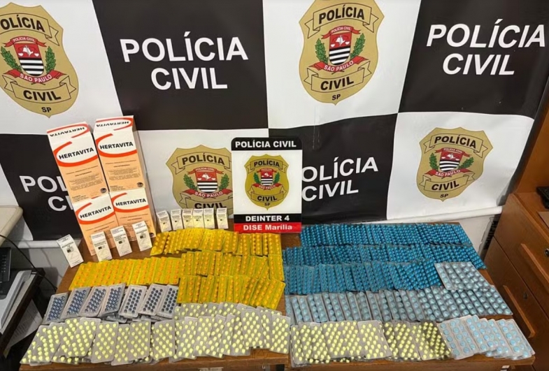 Homem é preso por venda clandestina de anabolizantes e medicamentos em Marília