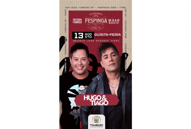 Fespinga 2026 divulga programação de shows e atrações em Timburi