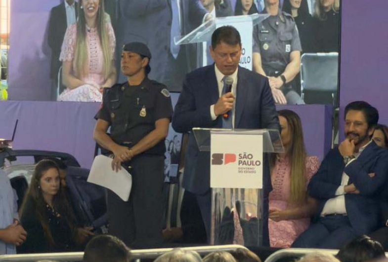 Governador de São Paulo Tarcísio de Freitas