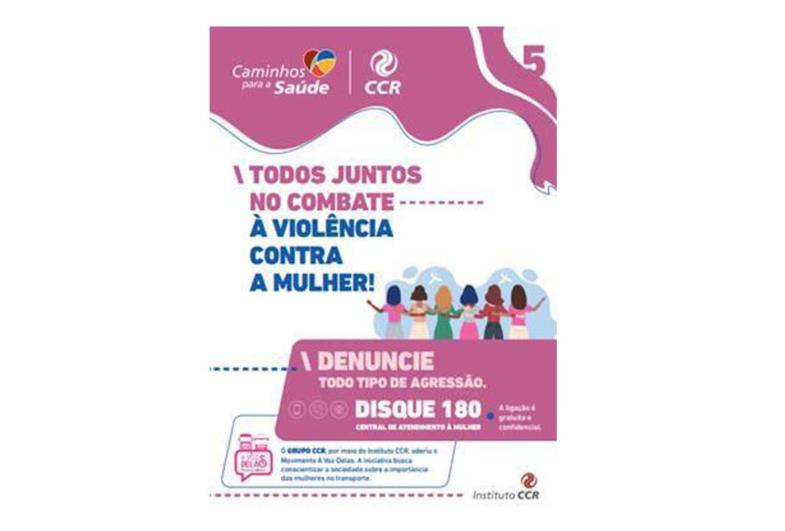 CCR SPVias realiza ação focada na conscientização contra a violência às mulheres