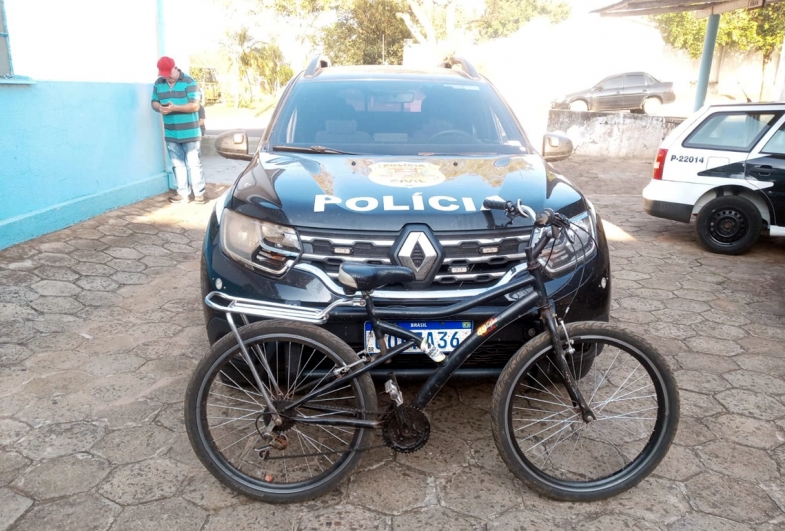 Polícia Civil recupera bicicleta furtada e prende suspeito por receptação