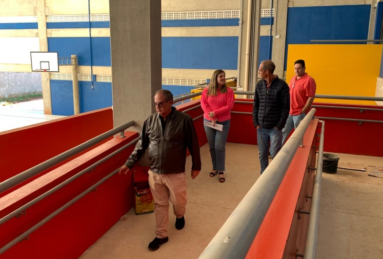 Nova escola estadual de Fartura entra na fase final das obras