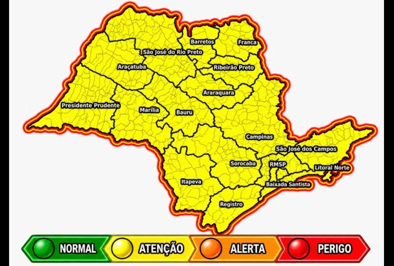 Frente fria pode trazer chuva, granizo e rajadas de vento a partir desta terça-feira