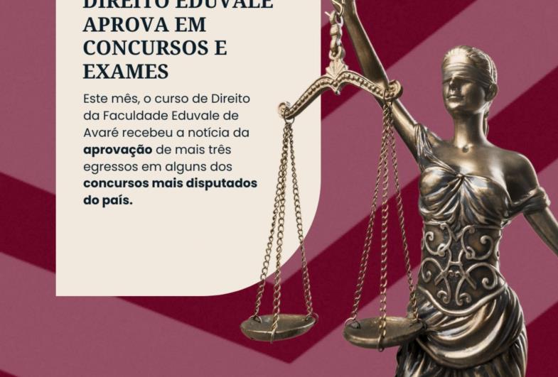 Direito Eduvale aprova em concursos e exames