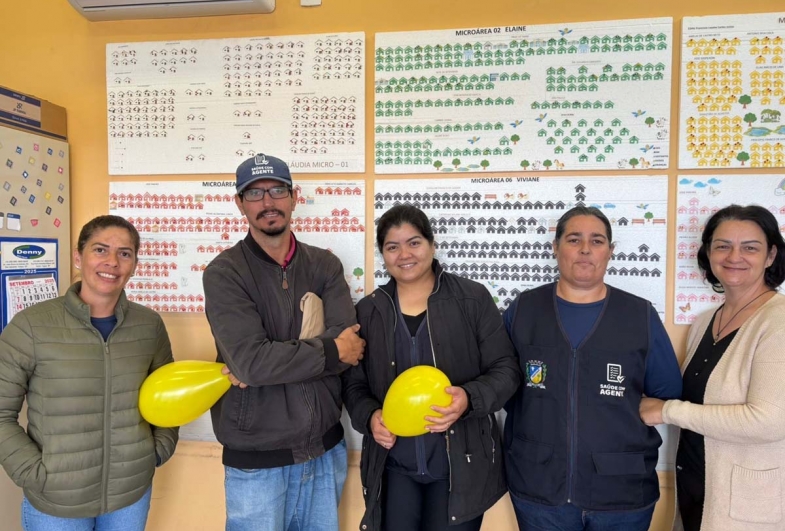 Equipe de agentes de saúde