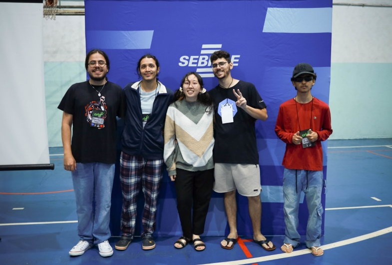 Equipe ganhadora do terceiro lugar