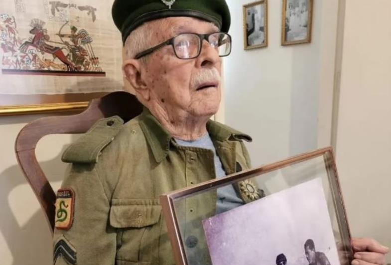 Ex-combatente na Segunda Guerra Mundial morre aos 108 anos