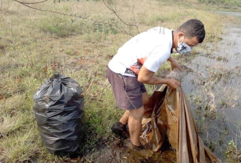 Limpeza do Rio Paranapanema em Timburi repercute na Itália