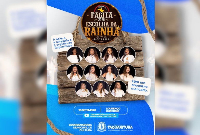 Tradicional Baile da Escolha da Rainha Facita 2026 reúne 11 candidatas em Taquarituba