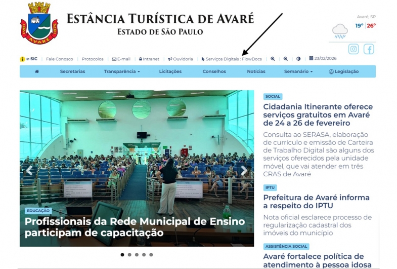 Prefeitura de Avaré facilita atendimento ao público com serviços 100% digitais