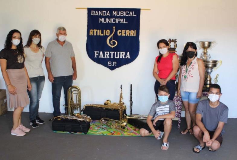 Banda Municipal “Atílio Cerri” de Fartura adquire 22 novos instrumentos 