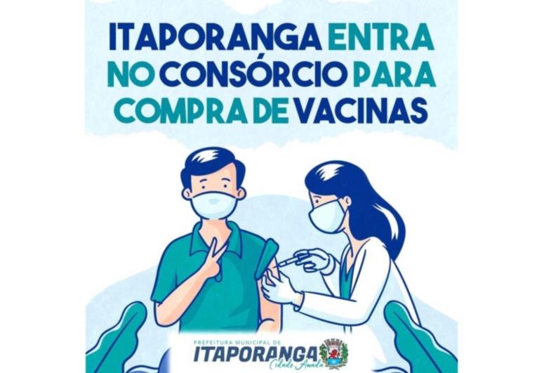 Itaporanga no Consórcio FNP para compra de vacinas