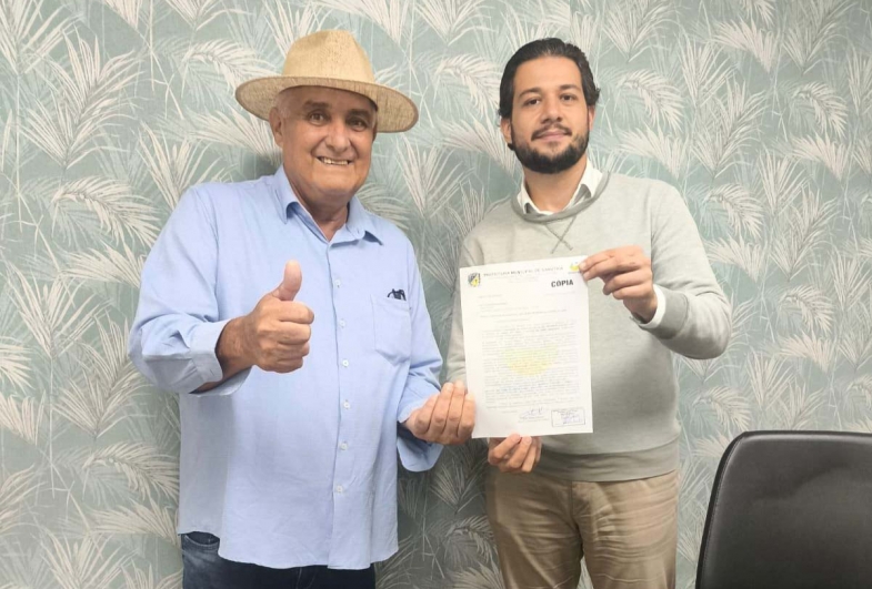 João e assessor do deputado Itamar Borges