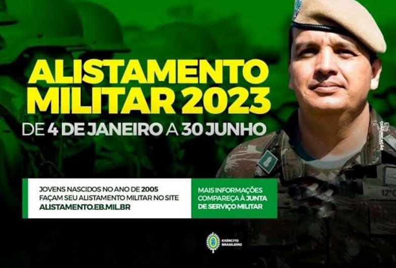 Prazo para alistamento militar obrigatório termina em 30 de junho